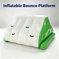 Juguete Inflable de PVC de 0.55mm, Obstáculo Inflable para Saltar en Interiores y Exteriores
