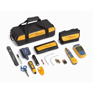 Kit de prueba de cables de red Fluke Networks MicroScanner2 con herramienta de perforación, generador de tonos y sonda, color amarillo - Product Image 5