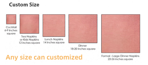 ผ้าเช็ดปากคอตตอนพร้อมโลโก้ผ้าปักลายโมโนแกรมสำหรับงานแต่งงาน - Product Image 4