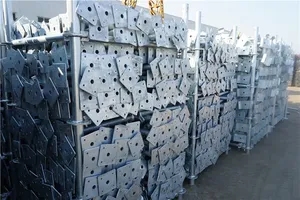 China Galvanized Steel Adjustable <b>Scaffolding</b> Solid and Hollow Threaded <b>Base</b> <b>Plate</b> - Product Image 5