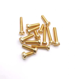 Hot Bán Brass Thép Không Gỉ Titan Vít Rãnh Pho Mát Đầu <span class=keywords><strong>Din84</strong></span> Máy Vít Cho Hộ Gia Đình - Product Image 3