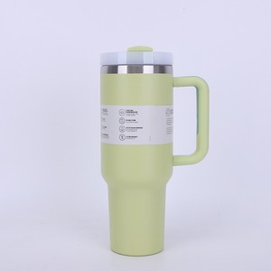 Vaso Térmico Portátil de Acero Inoxidable de 40 oz con Asa, Aislamiento Térmico de 6-12 Horas para Bebidas Frías/Calientes, Ideal para Fiestas - Product Image 3