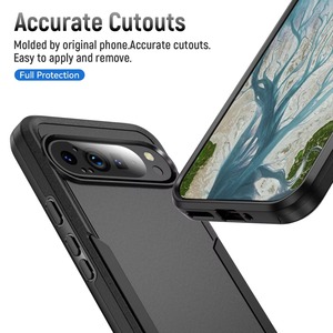 Antideslizante PC TPU doble capa protección contra caídas armadura híbrida funda para teléfono móvil para Google <span class=keywords><strong>Pixel</strong></span> 10 Pro XL 9 9A <span class=keywords><strong>6A</strong></span> 6 8 Pro 7A 7 - Product Image 2