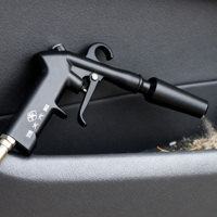 Pistolet à air comprimé en aluminium + HDPE réglable à volume élevé haute efficacité 6-9 bar pression Venturi buse pneumatique laveuse de voiture à air