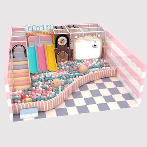 Ensemble d'équipement de jeu souple d'intérieur mobile le mieux noté avec toboggan grimpeur pour aire de jeux d'aventure pour enfants - Product Image 5