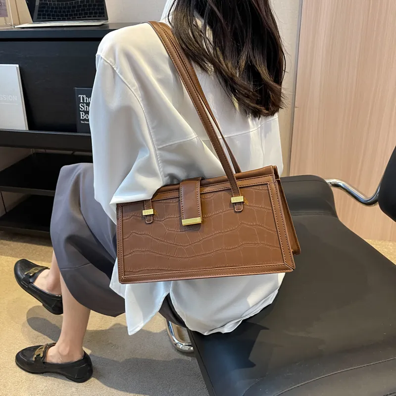 HEC – sacs à main de luxe en matériau pu pour femmes, sacs à main nouvelle mode 2023 sacs à bandoulière pour dames