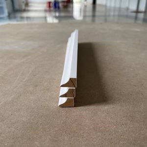 En gros, profilés en pin blanc apprêté, qualité peinture, pour murs et plafonds, à rayon lisse, prêts à l'installation - Product Image 5