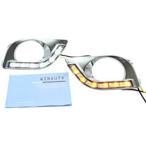 Feu avant étanche led pour voiture, anti-brouillard, drl, éclairage jaune et <span class=keywords><strong>bleu</strong></span>, pour <span class=keywords><strong>Nissan</strong></span> soleil ou psa ou atio 2011 — 2013 - Product Image 2