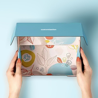 Boîtes d'expédition en carton ondulé imprimées sur mesure, boîte de rangement pour baskets, boîte en papier rigide pour l'expédition de produits e-commerce