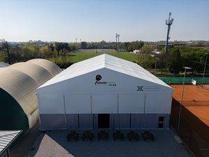 Carpa de aluminio Axa Italy para cancha de pádel con techo, carpa para eventos deportivos en venta - Product Image 5