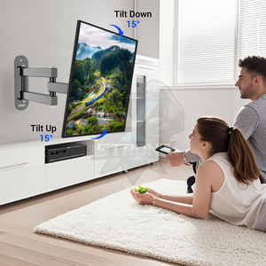 Support mural TV Full Motion Support TV rotatif à 360 °, capacité de 10kg Pivotant à 180 ° Inclinaison de ± 15 ° pour écrans de 10 à 26 "Usine directe - Product Image 5