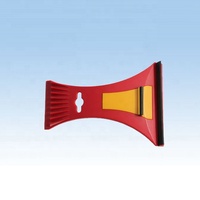 High quality plastic car ice scraper with sturdy handle