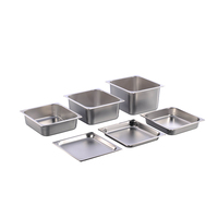 Perforiertes Edelstahl-Dampfgar- und Abtropfblech 1/1 Gastronorm Dampftisch GN-Behälter