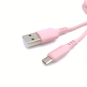 สายเคเบิล USB Type C ซิลิโคนเหลว 3A สายไมโครยูเอสบี ชาร์จเร็ว สายดาต้ามือถือ - Product Image 4