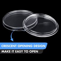20.5mm Round Crescent Opening Coin Collection Vitrine Australian $2 Porte-monnaie pour collectionneurs