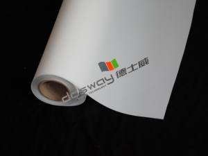 Película de PET retroiluminada eco-solvente para publicidad al aire libre 220gsm <span class=keywords><strong>155</strong></span> micras película de caja de luz impermeable mate/lado brillante - Product Image 4