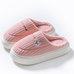 Nouvelles Chaussures d'Intérieur et d'Extérieur en Coton pour Hommes et Femmes, Antidérapantes, à Semelle Épaisse, Confortables, Résistantes à l'Usure et Chaudes pour l'Automne, l'Hiver et le Printemps - Product Image 2