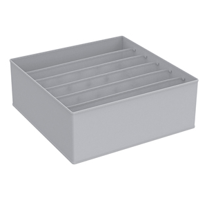 Organisateur de sous-vêtements en tissu à 6 compartiments avec panneau rigide de 2,0 mm - Séparateur de chaussettes et de culottes en non-tissé inodore pour armoire - Product Image 5