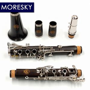MORESKY Clarinette professionnelle en ébène Bb 17 clés Grenadilla Sib Klarnet M110 (OEM) - Product Image 1