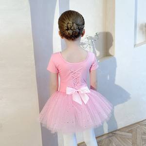 Vestito da ballo per bambini carino <span class=keywords><strong>Ballerina</strong></span> Tutu danza danza Puff Cake gonna gonna morbida e calda gonna body per la danza delle ragazze competere - Product Image 5