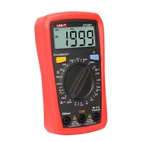 UNI-T UT33B + LCD AC DC voltmètre ampèremètre multimètre numérique portable NCV/résistance Ohm testeur Mini multimètre numérique