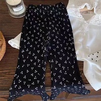 Ensemble Fille Printemps-Automne, Style Occidental, Coton, Manches Longues, T-shirt à Capuche en Dentelle, Style Coréen Tendance, Motif Floral