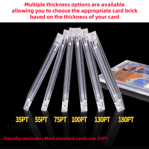 Nhà Máy Bán buôn HD rõ ràng 35pt 55pt 75pt nhựa từ thẻ hiển thị đứng bảo vệ bao gồm có thể thương mại hiển thị khán đài - Product Image 3