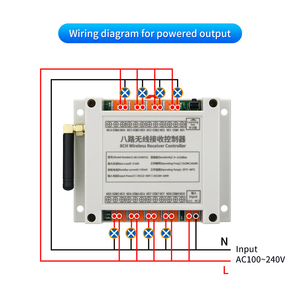 Tùy chỉnh điều khiển công nghiệp 433Mhz Thiết bị nâng cửa động cơ thiết lập không dây <span class=keywords><strong>RF</strong></span> điều khiển từ xa ekectric chuyển đổi - Product Image 6