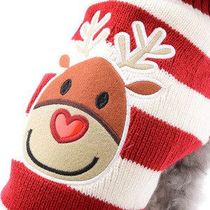 Chien vêtements de luxe printemps automne Teddy VIP puppy Cat tricot pull nouvel an Noël vêtements pour animaux de compagnie en - Product Image 3