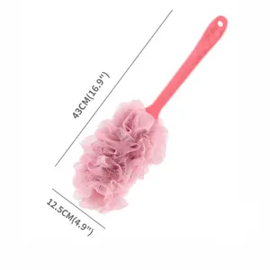 Long Handle Back Brush Body Scrubbers Shower Hanging Body Brush Sponges Soft Mesh Bath Shower Brushes Bath Accessories for Adult - Product Image 5