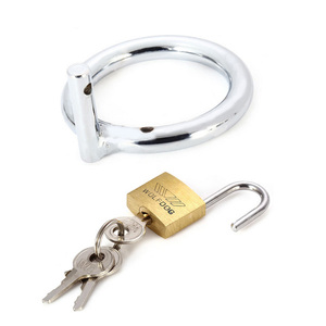 กรงครอบอวัยวะเพศชายสแตนเลส 3 ขนาด สำหรับผู้ชาย ของเล่นทางเพศ - Product Image 5