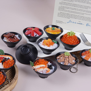พวงกุญแจรูปข้าวซูชิแบบจำลอง PVC ของ Sensei Food Art ของตกแต่งจิ๋ว ของเล่นรูปอาหาร - Product Image 4