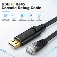 Câble console USB vers RJ45 Mindpure FT232RL ZT213 USB 2.0 RS232 Adaptateur série Rollover pour la débogage de routeurs et commutateurs réseau