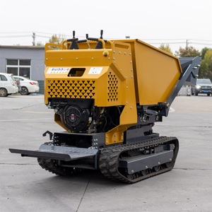 รถดัมพ์ขนาดเล็กคุณภาพสูงแบบอัตโนมัติ รุ่น HT500Y-5 รถบรรทุกตีนตะขาบแบบเทเองได้ พร้อมระบบ PLC และปั๊มสำหรับงานก่อสร้าง - Product Image 4