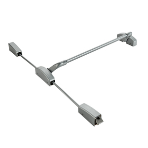 Dispositif de sortie de secours à <span class=keywords><strong>2</strong></span> <span class=keywords><strong>points</strong></span> de verrouillage, quincaillerie en acier, barre transversale verticale pour porte en verre - Product Image 5