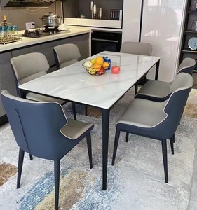 Mesa de comedor de Metal de aluminio moderna portátil, patas de mesa, placa superior angular para muebles, mayorista de patas de mesa derribadas - Product Image 6