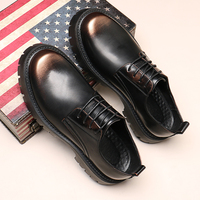 Chaussures Oxford habillées pour hommes, décontractées, à lacets, style brogue, en PU à carreaux, pour mariage, fête ou affaires
