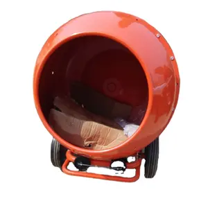 Small Concrete Mixer Construction Household Mini Cement Mortar Mixer Hand Push Mobile Drum Mixer