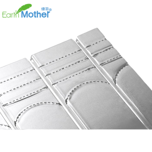 Panneau de chauffage par le sol en XPS laminé avec feuille d'aluminium de 0,1 mm, lignes dentelées uniques, flexible, écologique, moderne, hydronique - Product Image 4