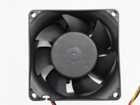 Nidec V80E24BS1A5-52 24V DC Kipas Pendingin Aksial 80x80x38mm 3Pin Kipas Tanpa Sikat untuk Pendinginan Inverter