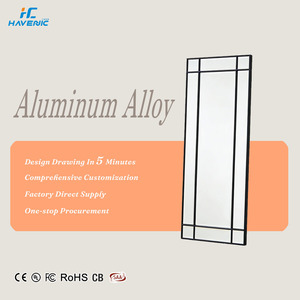 <span class=keywords><strong>Espejo</strong></span> de Metal Grande con Marco Personalizado, <span class=keywords><strong>Espejo</strong></span> de Pie o de Pared Estilo <span class=keywords><strong>Ventana</strong></span> Moderna para Decoración de Hotel - Product Image 1