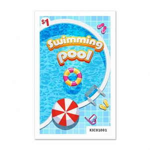 Boletos de Juego con Sistema de Raspar para Ganar al Instante, Una Oportunidad para Abrir, Colores Muy Saturados, Tamaños Personalizados, Papel - Product Image 2
