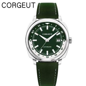 Reloj Mecánico Automático Corgeut con Movimiento NH35 de 42 mm, Correa de Acero, Correa de Cuero, Cristal Mineral, Resistente al Agua para Hombre - Product Image 4
