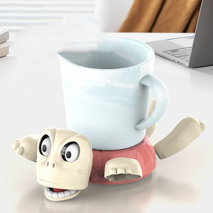 Vente chaude 3D Funny Turtle Coaster avec Funny Expression lorsque vous mettez un verre sur son dos pour les tasses - Product Image 6
