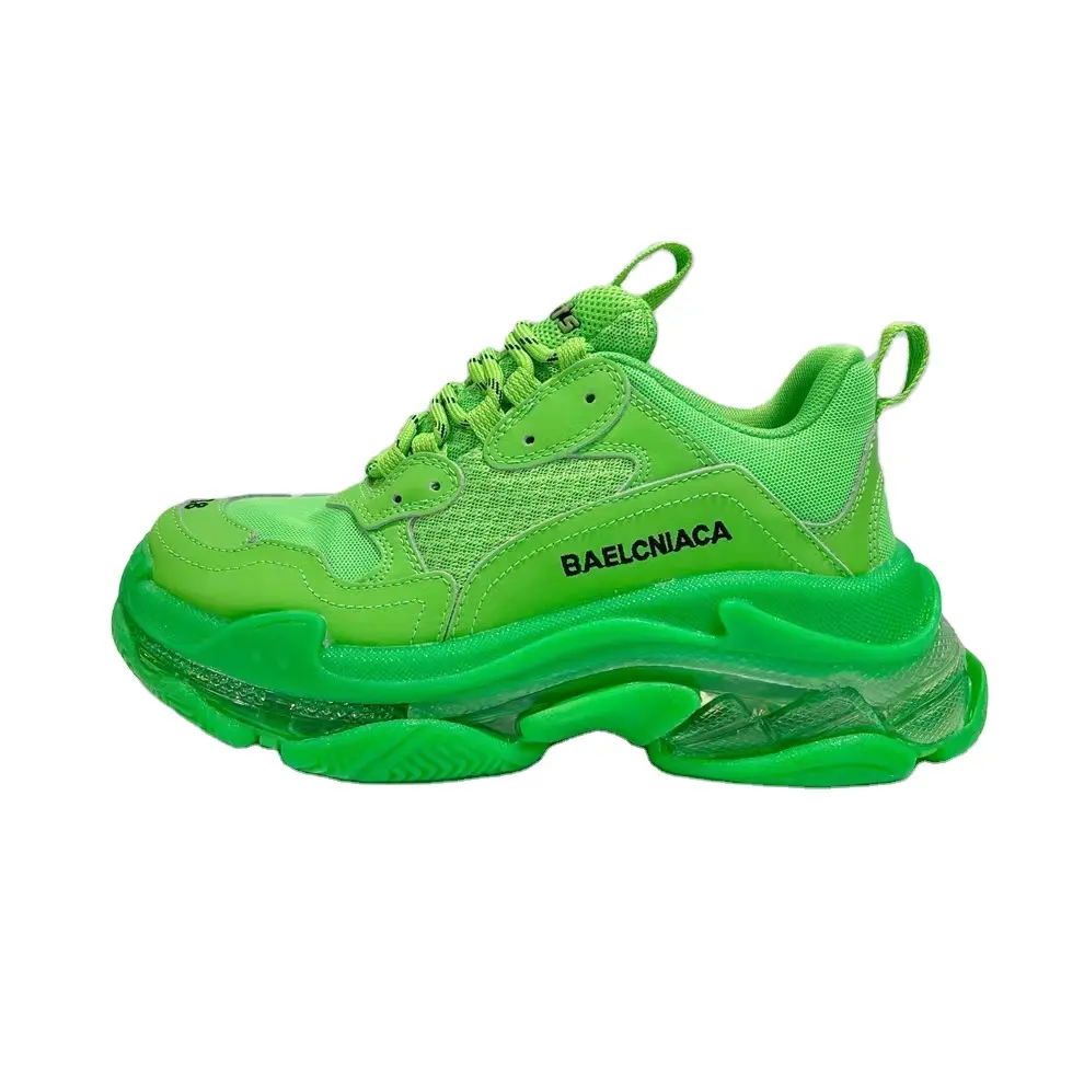 2022 Mens Wholesale Outsole Sneakers Sports Womens Sneakers Green Cushion Couple Shoes