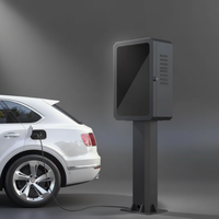 Nouveau protecteur de chargeur EV octogonal Xunuo, gain de place, 7 kW, mural, double ventilation, noir, garantie 1 an, pour garage et parking