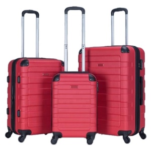 Ensemble de 3 valises de <span class=keywords><strong>cabine</strong></span> à roulettes pour garçons, modernes, légères, étanches en ABS, 20, 24, 28 pouces, avec <span class=keywords><strong>4</strong></span> <span class=keywords><strong>roues</strong></span> – Prix usine - Product Image 1