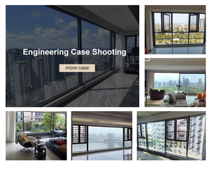 หน้าต่างบานเฟี้ยมอะลูมิเนียมแบบปรับแต่งได้สำหรับอาคารสำนักงานทันสมัย พื้นที่ทำงานระดับไฮเอนด์ หน้าต่างบานเฟี้ยมขนาดใหญ่ วิวเต็มตา - Product Image 6