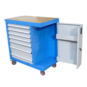 Armadio Portautensili in Metallo Armadietti Metallici / Carrelli Portautensili / Carrelli Portautensili con Maniglie e Ruote - Product Image 6