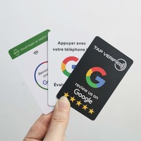 Muestra Gratuita de Tarjeta NFC con Código QR Personalizado para Negocios, Redes Sociales como Facebook, TikTok, Tarjeta RFID, Tarjeta de Reseña de Google
